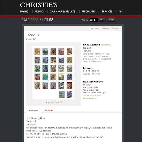 Christies', London Sale 2012